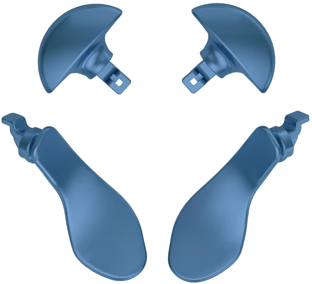 Main image of eXtremeRate Back Paddles for PS5 Edge Controller, Metallic Neptune Blue Replacement Interchangeable 4PCS Metal Back Buttons for PS5 Edge Controller - Controller NOT Included