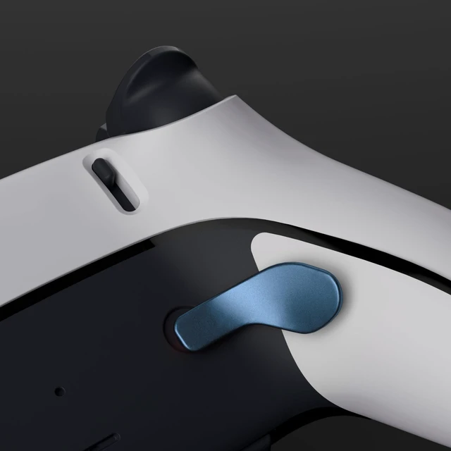 Alt view image 7 of 7 - eXtremeRate Back Paddles for PS5 Edge Controller, Metallic Neptune Blue Replacement Interchangeable 4PCS Metal Back Buttons for PS5 Edge Controller - Controller NOT Included