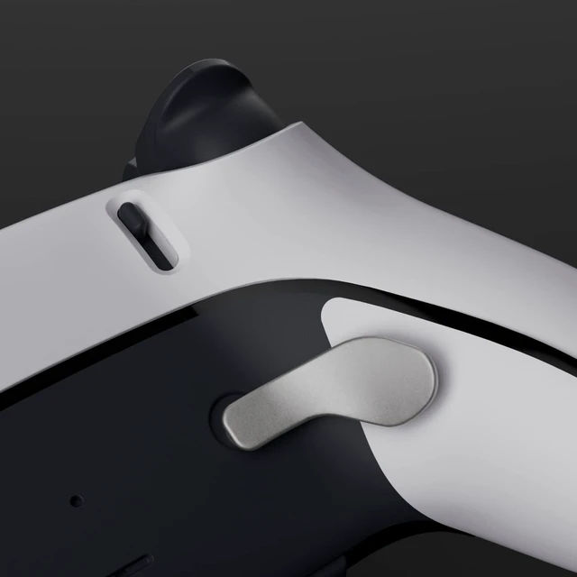 Alt view image 7 of 7 - eXtremeRate Back Paddles for PS5 Edge Controller, Custom 4PCS Metallic Silver Replacement Interchangeable Metal Back Buttons - Without Controller
