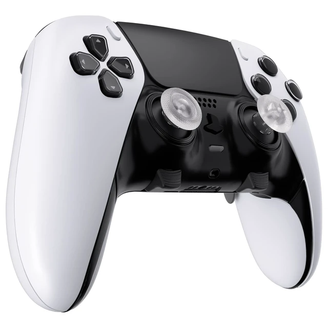 Alt view image 6 of 6 - eXtremeRate Clear Replacement Swappable Thumbsticks for PS5 Edge Controller, Custom Interchangeable Analog Stick Joystick Caps for PS5 Edge Controller - Controller & Thumbsticks Base NOT Included