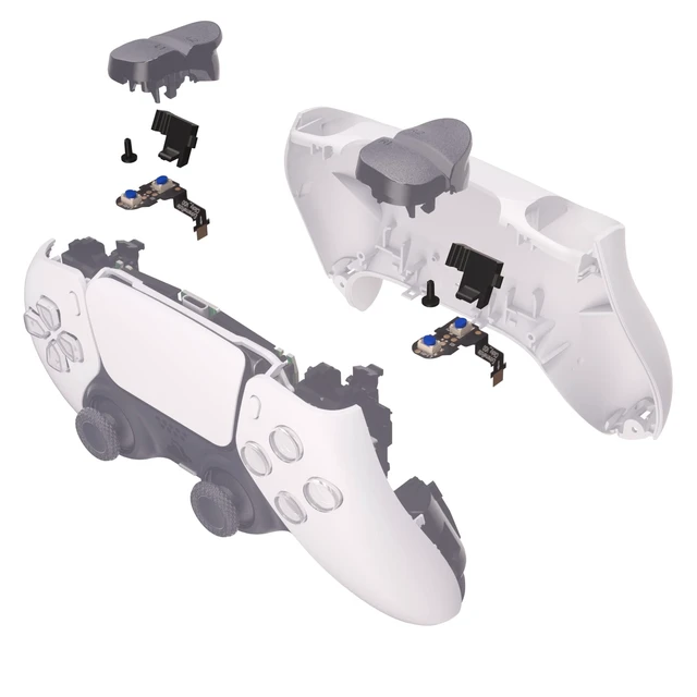 Alt view image 7 of 7 - eXtremeRate Tactile Version Clicky Hair Trigger Kit for PS5 Controller BDM-010 & BDM-020 Shoulder Buttons, Custom Tactile Bumper Trigger Buttons for PS5 Controller, Mouse Click Kit for PS5 Gamepad