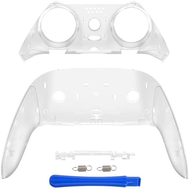 Main image of eXtremeRate Top Bottom Decorative Trim Shell Compatible with p s 5 Edge Controller DIY Replacement Front Back Clip Shell, Custom Glow in Dark - Green Plates Cover Compatible with p s 5 Edge Controller