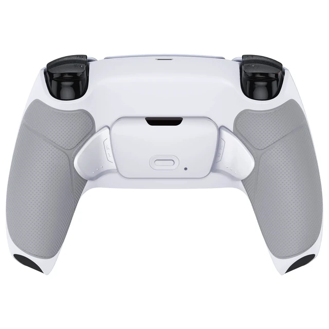 Alt view image 4 of 7 - eXtremeRate White Rubberized Grip Programable Rise V4 Remap Kit for PS5 Controller BDM-030 040 050 060, Upgrade Board Redesigned Bottom Shell Back Buttons for PS5 Controller - NO Controller