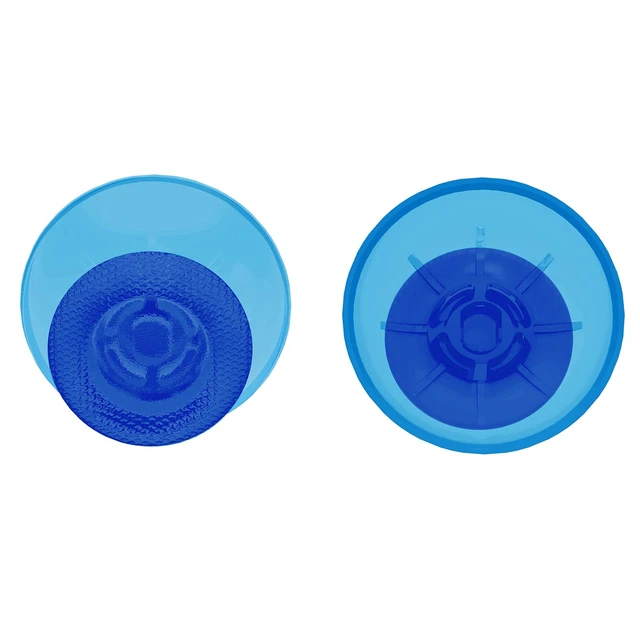 Alt view image 5 of 5 - eXtremeRate Clear Blue Replacement Thumbsticks for PS5 Controller, Custom Analog Stick Joystick Compatible with PS5, for PS4 All Model Controller - Controller NOT Included