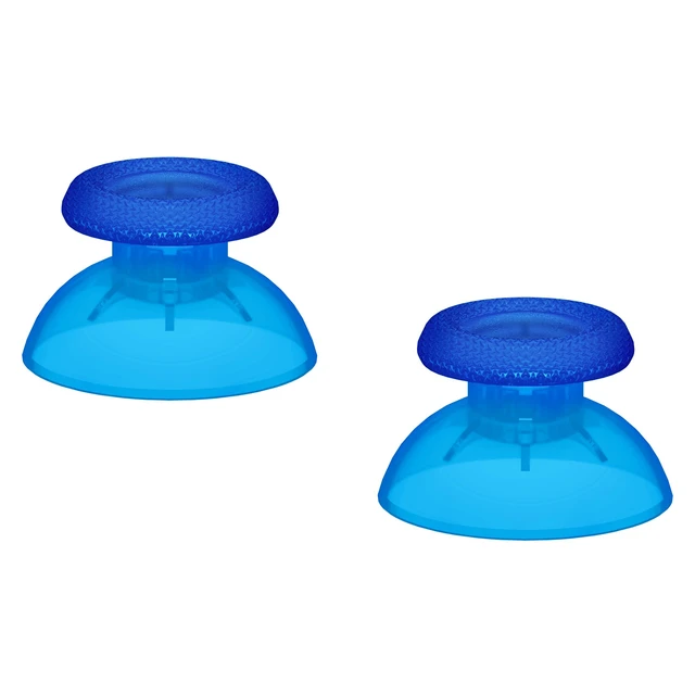 Alt view image 4 of 5 - eXtremeRate Clear Blue Replacement Thumbsticks for PS5 Controller, Custom Analog Stick Joystick Compatible with PS5, for PS4 All Model Controller - Controller NOT Included