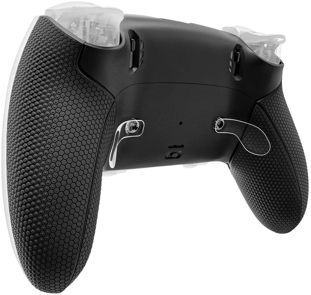 Main image of eXtremeRate Beyond-ARC Bottom Shell Kit Compatible with p s 5 Edge Controller with Rubberized Grip, Replacement Front Back Decorative Trim Shell Rear Plates - Black