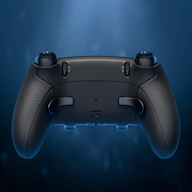 Alt view image 5 of 7 - eXtremeRate Beyond-ARC Bottom Shell Kit Compatible with p s 5 Edge Controller with Rubberized Grip, Replacement Front Back Decorative Trim Shell Rear Plates - Black