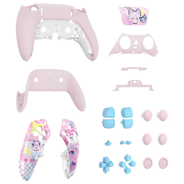Alt view image 3 of 5 - eXtremeRate Full Set Shell with Buttons Touchpad Cover Compatible with p s 5 Edge Controller, MeWoow Replacement Decorative Trim Shell Front Back Plates Compatible with p-s-5 Edge Controller