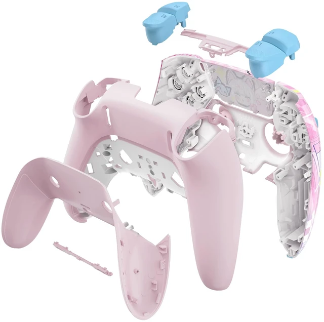 Alt view image 4 of 5 - eXtremeRate Full Set Shell with Buttons Touchpad Cover Compatible with p s 5 Edge Controller, MeWoow Replacement Decorative Trim Shell Front Back Plates Compatible with p-s-5 Edge Controller