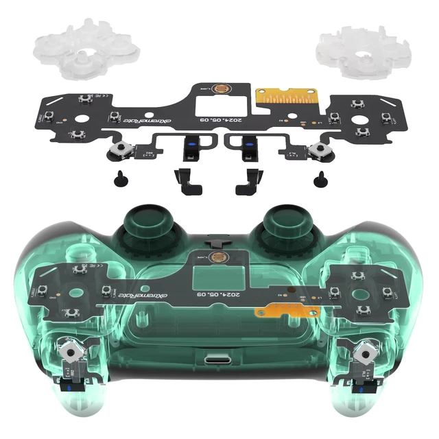 Alt view image 4 of 7 - eXtremeRate Light Version Whole Clicky Kit for PS5 Controller BDM-030 Shoulder Face Dpad Buttons, Custom Micro Switch L2R2 Face Buttons Clicky Kit and Tactile L1R1 Keys Mouse Click for PS5 Controller