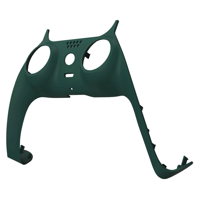 Alt view image 3 of 3 - eXtremeRate Racing Green Decorative Trim Shell Compatible with p s 5 Controller, Soft Touch DIY Replacement Clip Shell, Custom Plates Cover Compatible with p s 5 Controller with Accent Rings