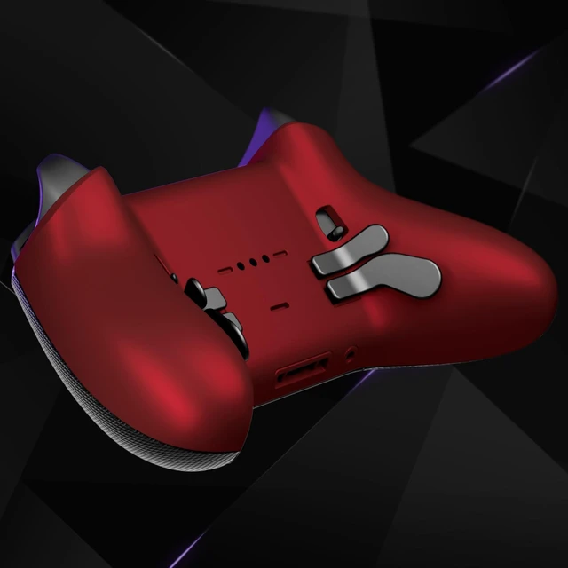 Alt view image 6 of 7 - eXtremeRate Replacement Bottom Shell Case for Xbox Elite Series 2 Controller, Custom Scarlet Red Back Housing Cover for Xbox Elite Series 2 Core Wireless Controller Model 1797