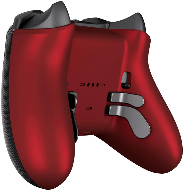 Alt view image 7 of 7 - eXtremeRate Replacement Bottom Shell Case for Xbox Elite Series 2 Controller, Custom Scarlet Red Back Housing Cover for Xbox Elite Series 2 Core Wireless Controller Model 1797
