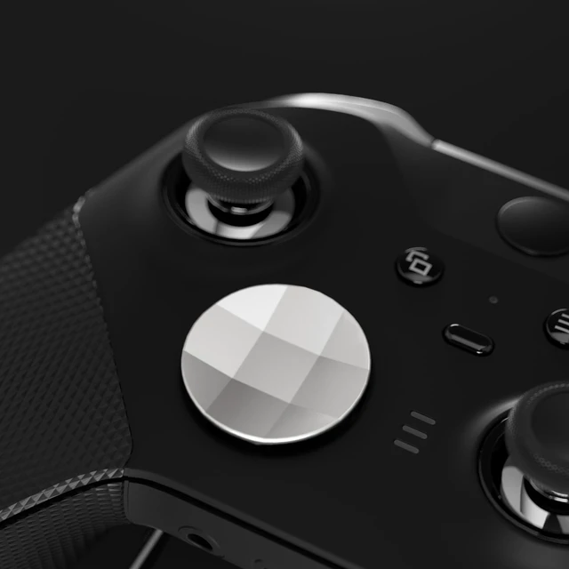 Alt view image 5 of 7 - eXtremeRate 6 in 1 Metallic Silver Magnetic Stainless Steel D-Pads Replacement Back Paddles for Xbox Elite V1/V2 Controller, Direction Keys Back Buttons for Xbox Elite & Elite Series 2 Controller