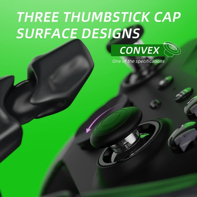 Alt view image 7 of 7 - eXtremeRate 13 in 1 Component Pack Kit for Xbox Elite Series 2 Controller, 6 Metal Thumbsticks & Adjustment Tool, 2 D-Pads, 4 Paddles for Xbox Elite Series 2 Core Controller - Black & Metallic Silver