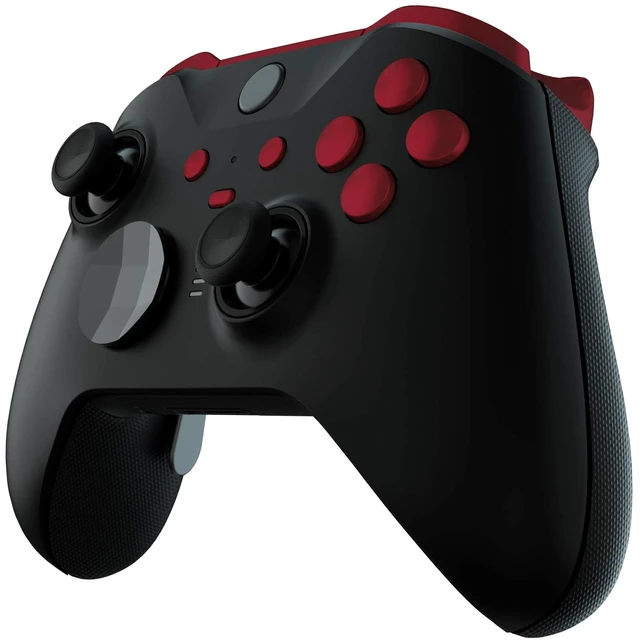 Alt view image 4 of 7 - eXtremeRate Scarlet Red Replacement Buttons for Xbox One Elite Series 2 Controller, LB RB LT RT Bumpers Triggers ABXY Start Back Sync Profile Keys for Xbox Elite Series 2 Core Controller Model 1797