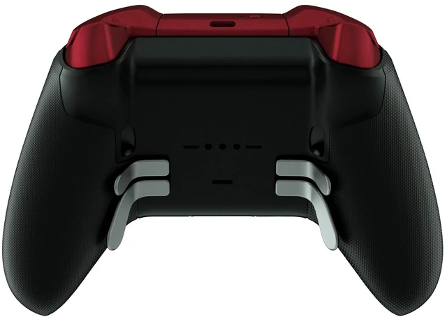 Alt view image 5 of 7 - eXtremeRate Scarlet Red Replacement Buttons for Xbox One Elite Series 2 Controller, LB RB LT RT Bumpers Triggers ABXY Start Back Sync Profile Keys for Xbox Elite Series 2 Core Controller Model 1797