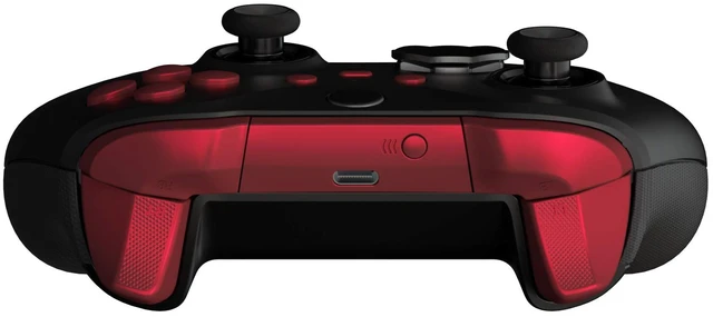 Alt view image 6 of 7 - eXtremeRate Scarlet Red Replacement Buttons for Xbox One Elite Series 2 Controller, LB RB LT RT Bumpers Triggers ABXY Start Back Sync Profile Keys for Xbox Elite Series 2 Core Controller Model 1797