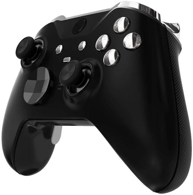 Alt view image 4 of 7 - eXtremeRate Replacement Buttons for Xbox One Elite 2 Controller, LB RB LT RT Bumpers Triggers ABXY Start Back Sync Profile Keys for Xbox Elite Series 2 Controller Model 1797 - Chrome Silver