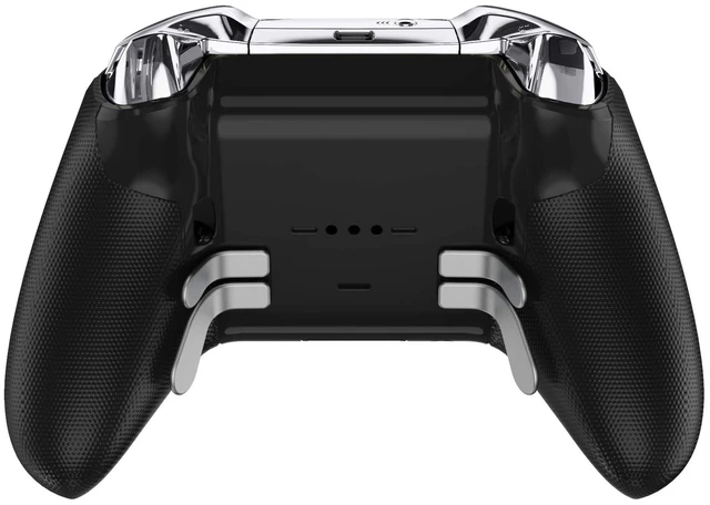 Alt view image 5 of 7 - eXtremeRate Replacement Buttons for Xbox One Elite 2 Controller, LB RB LT RT Bumpers Triggers ABXY Start Back Sync Profile Keys for Xbox Elite Series 2 Controller Model 1797 - Chrome Silver