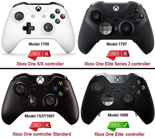 Alt view image 2 of 7 - eXtremeRate Gray Rubberized Right Left Side Rails, Replacement Rear Handle Grips, Back Panels Faceplates Kits for Xbox One Elite Controller (Model 1698)