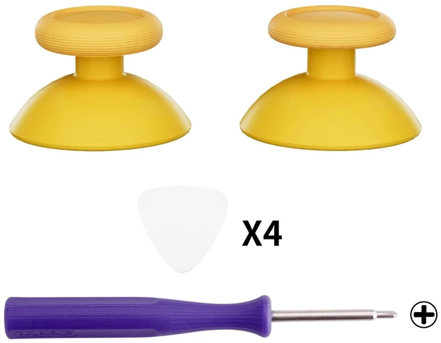 Alt view image 2 of 7 - eXtremeRate Replacement 3D Joystick for Nintendo Switch 2 Pro Controller, Left Right Analog Stick Thumbsticks with Screwdriver Tools for Switch 2 Pro Controller, Multi-Colors Options - Yellow