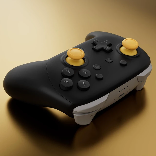 Alt view image 5 of 7 - eXtremeRate Replacement 3D Joystick for Nintendo Switch 2 Pro Controller, Left Right Analog Stick Thumbsticks with Screwdriver Tools for Switch 2 Pro Controller, Multi-Colors Options - Yellow