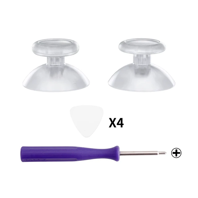 Alt view image 2 of 7 - eXtremeRate Replacement 3D Joystick for Nintendo Switch 2 Pro Controller, Left Right Analog Stick Thumbsticks with Screwdriver Tools for Switch 2 Pro Controller, Multi-Colors Options - Clear