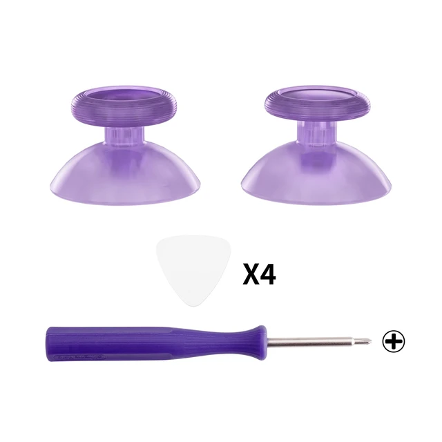 Alt view image 2 of 7 - eXtremeRate Replacement 3D Joystick for Nintendo Switch 2 Pro Controller, Left Right Analog Stick Thumbsticks with Screwdriver Tools for Switch 2 Pro, Multi-Colors Options - Clear Altomic Purple