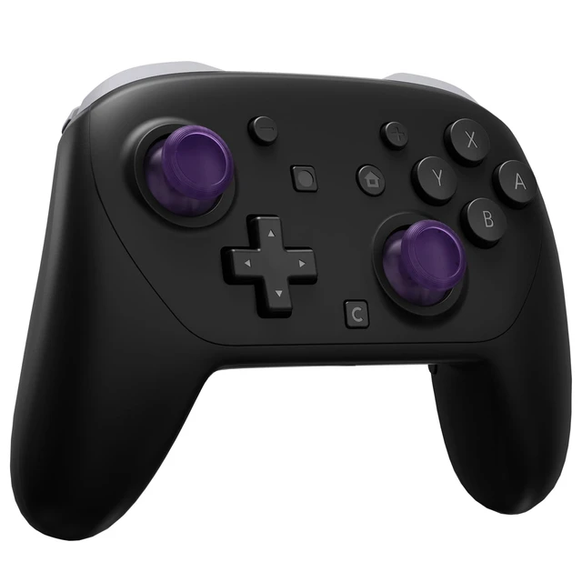 Alt view image 7 of 7 - eXtremeRate Replacement 3D Joystick for Nintendo Switch 2 Pro Controller, Left Right Analog Stick Thumbsticks with Screwdriver Tools for Switch 2 Pro, Multi-Colors Options - Clear Altomic Purple