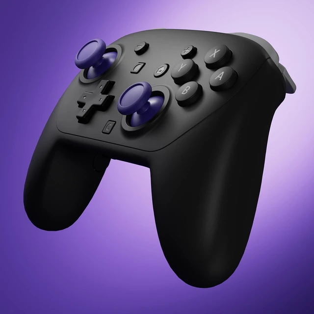 Alt view image 4 of 7 - eXtremeRate Replacement 3D Joystick for Nintendo Switch 2 Pro Controller, Left Right Analog Stick Thumbsticks with Screwdriver Tools for Switch 2 Pro Controller, Multi-Colors Options - Purple