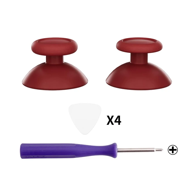 Alt view image 2 of 7 - eXtremeRate Replacement 3D Joystick for Nintendo Switch 2 Pro Controller, Left Right Analog Stick Thumbsticks with Screwdriver Tools for Switch 2 Pro Controller, Multi-Colors Options - Carmine Red
