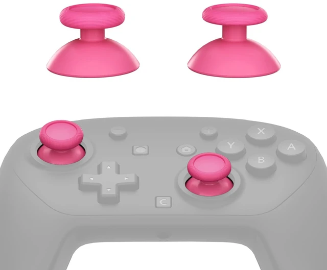 Main image of eXtremeRate Replacement 3D Joystick for Nintendo Switch 2 Pro Controller, Left Right Analog Stick Thumbsticks with Screwdriver Tools for Switch 2 Pro Controller, Multi-Colors Options - Rose Red
