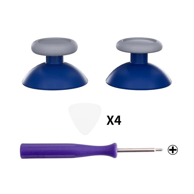Alt view image 2 of 7 - eXtremeRate Replacement 3D Joystick for Nintendo Switch 2 Pro Controller, Left Right Analog Stick Thumbsticks with Screwdriver Tools for Switch 2 Pro, Multi-Colors Options - Yale Blue & New Hope Gray