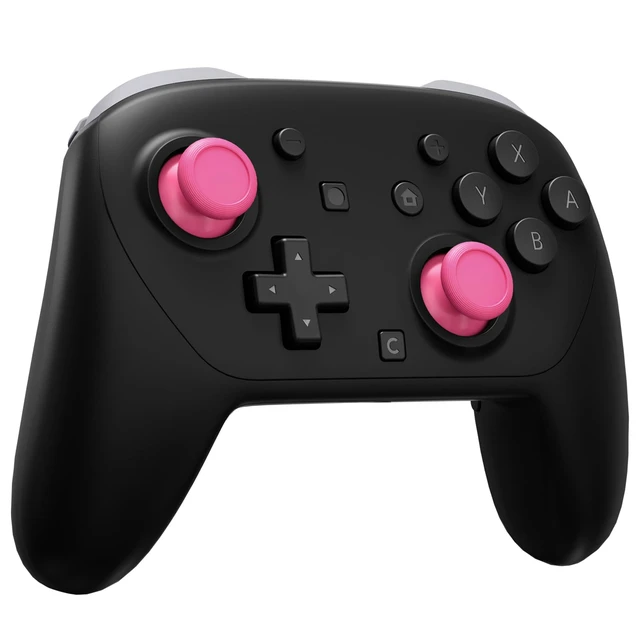 Alt view image 7 of 7 - eXtremeRate Replacement 3D Joystick for Nintendo Switch 2 Pro Controller, Left Right Analog Stick Thumbsticks with Screwdriver Tools for Switch 2 Pro Controller, Multi-Colors Options - Rose Red