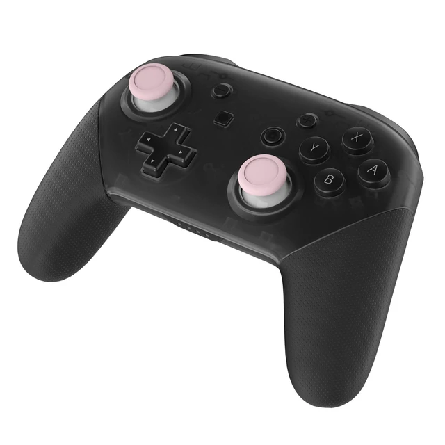 Alt view image 4 of 7 - eXtremeRate Cherry Blossoms Pink & White Dual-Color Replacement 3D Joystick Thumbsticks, Analog Thumb Sticks with Cross Screwdriver for Nintendo Switch Pro Controller
