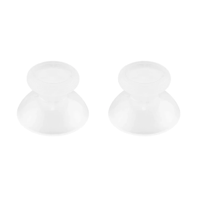 Alt view image 5 of 7 - eXtremeRate Transparent Clear Replacement 3D Joystick Thumbsticks, Analog Thumb Sticks with Cross Screwdriver for Nintendo Switch Pro Controller