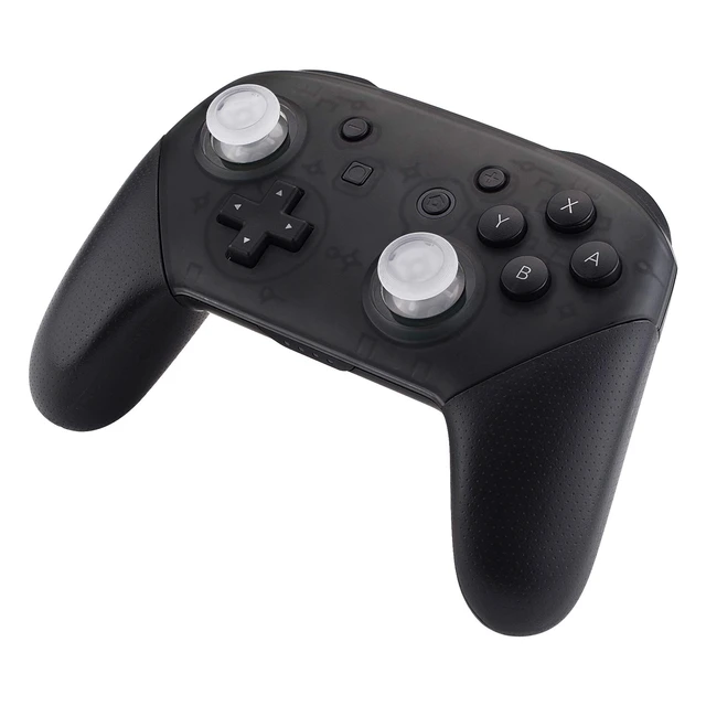 Alt view image 4 of 7 - eXtremeRate Transparent Clear Replacement 3D Joystick Thumbsticks, Analog Thumb Sticks with Cross Screwdriver for Nintendo Switch Pro Controller