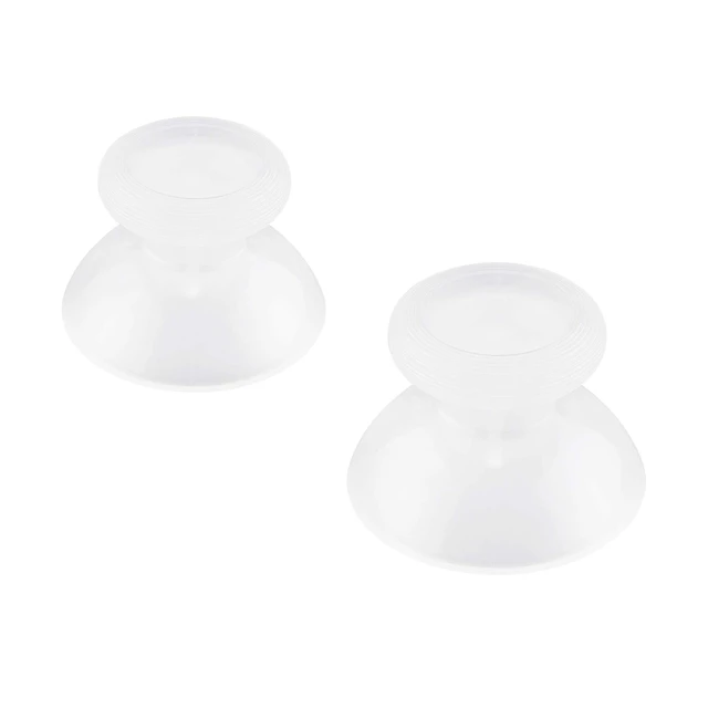 Alt view image 7 of 7 - eXtremeRate Transparent Clear Replacement 3D Joystick Thumbsticks, Analog Thumb Sticks with Cross Screwdriver for Nintendo Switch Pro Controller