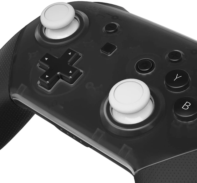 Alt view image 3 of 7 - eXtremeRate White Replacement 3D Joystick Thumbsticks, Analog Thumb Sticks with Cross Screwdriver for Nintendo Switch Pro Controller