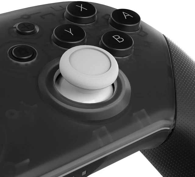 Alt view image 2 of 7 - eXtremeRate White Replacement 3D Joystick Thumbsticks, Analog Thumb Sticks with Cross Screwdriver for Nintendo Switch Pro Controller
