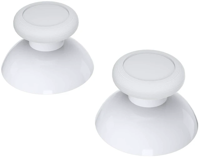 Alt view image 7 of 7 - eXtremeRate White Replacement 3D Joystick Thumbsticks, Analog Thumb Sticks with Cross Screwdriver for Nintendo Switch Pro Controller