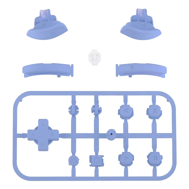 Alt view image 2 of 7 - eXtremeRate Light Violet Replacement ABXY Home Capture Plus Minus Keys Dpad L R ZL ZR Trigger for Nintendo Switch Lite, Full Set Buttons Repair Kits with Tools for Nintendo Switch Lite
