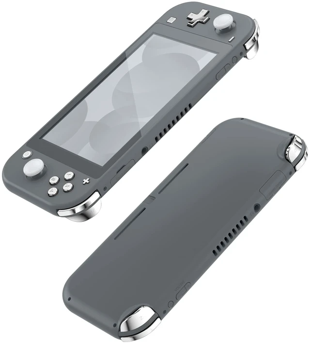 Alt view image 3 of 7 - eXtremeRate Chrome Silver Replacement ABXY Home Capture Plus Minus Keys Dpad L R ZL ZR Trigger for Nintendo Switch Lite, Full Set Buttons Repair Kits with Tools for Nintendo Switch Lite