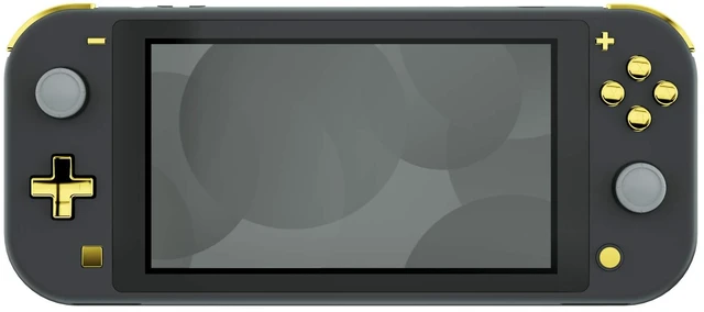 Alt view image 7 of 7 - eXtremeRate Chrome Gold Glossy Replacement ABXY Home Capture Plus Minus Keys Dpad L R ZL ZR Trigger for Nintendo Switch Lite, Full Set Buttons Repair Kits with Tools for Nintendo Switch Lite