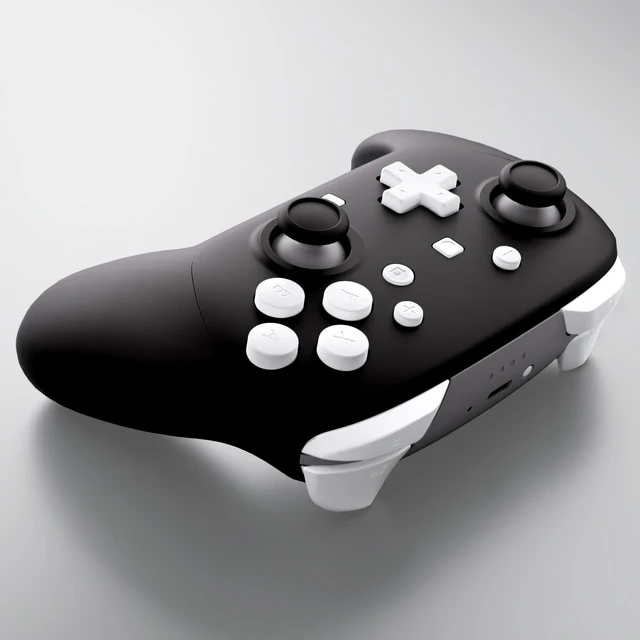 Alt view image 6 of 7 - eXtremeRate DIY Replacement Full Set Buttons for Nintendo Switch 2 Pro Controller, Custom ABXY Dpad + - Home Capture Power L R ZR ZL Triggers Sync GL GR Buttons for Switch 2 Pro Controller - White