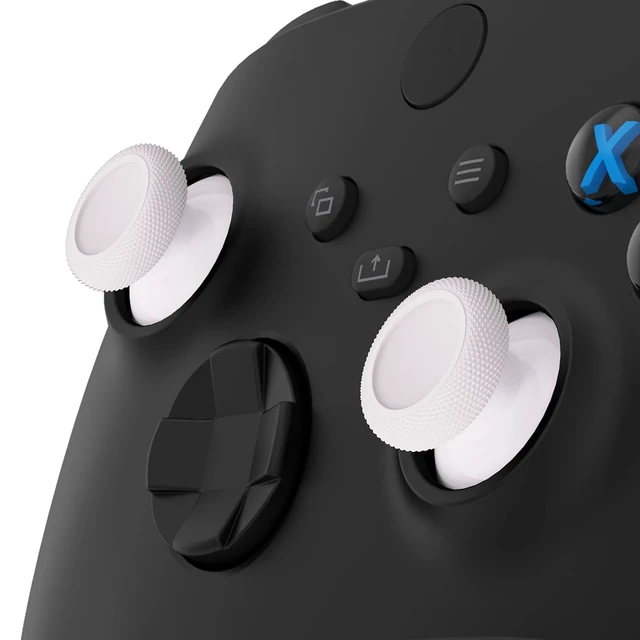 Alt view image 3 of 7 - eXtremeRate Replacement Thumbsticks for Xbox Series X & S Controller, Joysticks Repair Kit for Xbox Wireless Controller, Custom Analog Stick Buttons for Xbox One S/X/Elite Controller - White