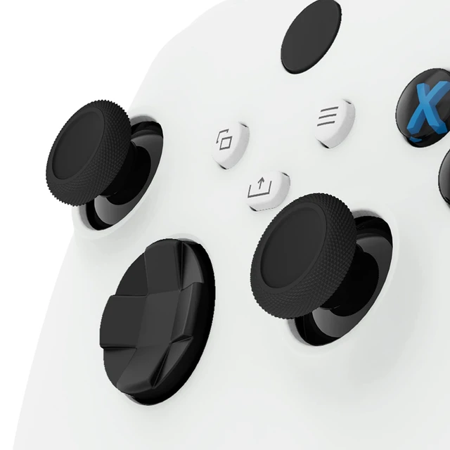 Alt view image 3 of 7 - eXtremeRate Replacement Thumbsticks for Xbox Series X & S, Joysticks Repair Kit for Xbox Wireless Controller, Custom Analog Stick Buttons for Xbox One S/X/Elite Controller - Black