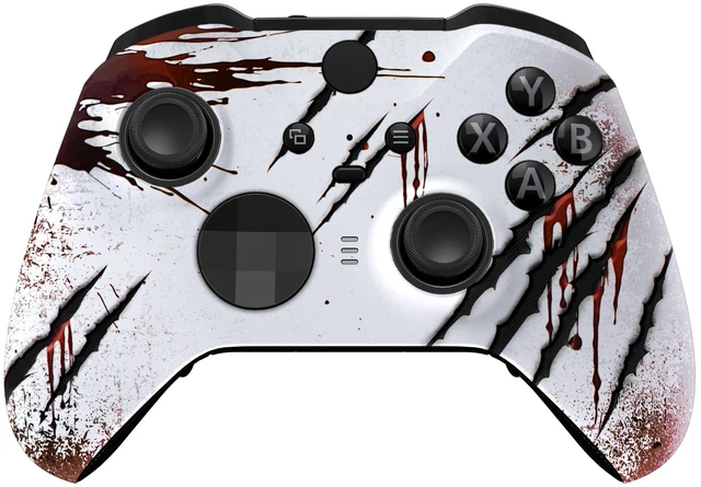 Main image of eXtremeRate Wild Attack Replacement Faceplate Cover for Xbox One Elite Controller Series 2 (Model 1797), Soft Touch Front Housing Shell Case & Accent Rings for Xbox Elite Series 2 Core Controller