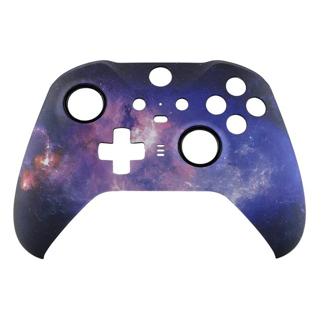 Alt view image 3 of 7 - eXtremeRate Nebula Galaxy Patterned Faceplate Cover, Soft Touch Front Housing Shell Case Replacement Kit for Xbox One Elite Series 2, Xbox Elite 2 Core Controller Model 1797 - Controller NOT Included